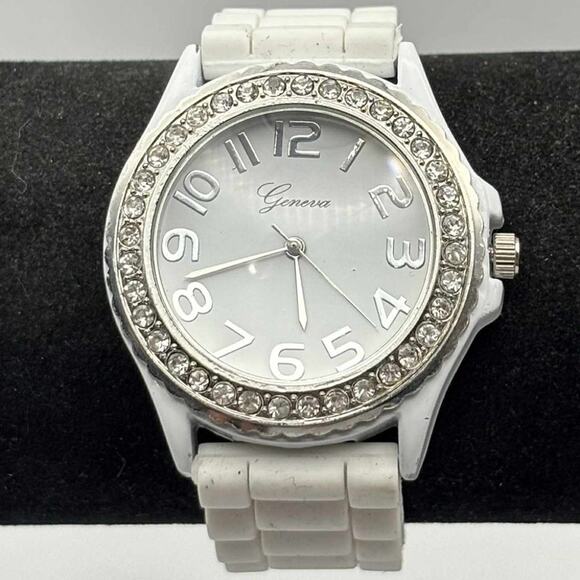 White Crystal Men's Watch - Picture 1 of 4